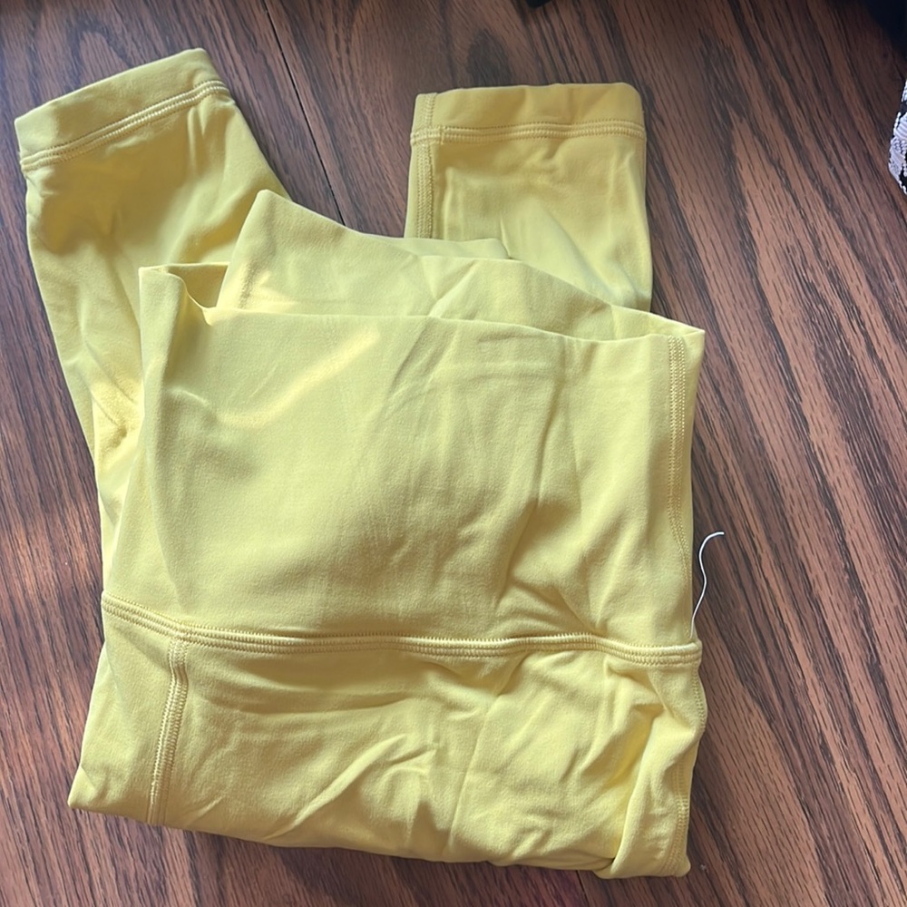 Lululemon Yellow Align HR Pant 28”